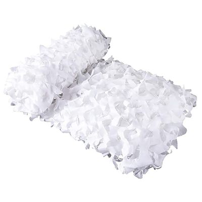 4x6m 3x5m Military Camouflage Net Camo Netting Army Nets Shade Mesh Hunting Garden Car Outdoor Camping Sun Shelter Tent 3x5m White
