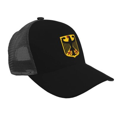 LIFANGMI Coat of arms of Germany Baseball Cap Breathable Curved Brim Mesh Caps Sun Visor Hip-Hop Hat Adjustable Trucker Hats for Men Women Black