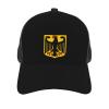 LIFANGMI Coat of arms of Germany Baseball Cap Breathable Curved Brim Mesh Caps Sun Visor Hip-Hop Hat Adjustable Trucker Hats for Men Women Black view 3