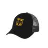 LIFANGMI Coat of arms of Germany Baseball Cap Breathable Curved Brim Mesh Caps Sun Visor Hip-Hop Hat Adjustable Trucker Hats for Men Women Black view 4