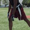 Public Sports Flag Football Belt - 2 Flags - Single (Red) view 4