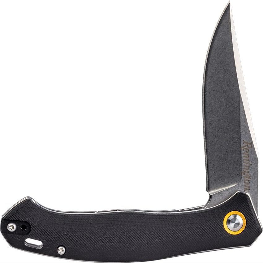 Remington R15732: Edc Clip Blade Liner Lock Folder 4.5" W/Blk Micarta Handle