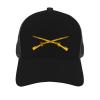 LIFANGMI USA - Army Infantry Insignia Baseball Cap Breathable Curved Brim Mesh Caps Sun Visor Hip-Hop Hat Adjustable Trucker Hats for Men Women view 3