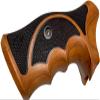 New Two Tones Wood Grip Compatible with Taurrus Raging Bull/Raging Hunter 454 460 480 500 Rough/Checker Padauk & Afzelia Wood #Rag08 view 2
