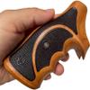 New Two Tones Wood Grip Compatible with Taurrus Raging Bull/Raging Hunter 454 460 480 500 Rough/Checker Padauk & Afzelia Wood #Rag08 view 4