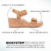 ABEO Riviera Strap Sandals For Women | Arch Support Sandals Women's | Ball of Foot Pain Relief | Built-In Metatarsal Pads Women | Ball Of Foot Cushions for Women Almond 10 Medium view 3