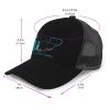LIFANGMI Hope for A Cure Addiction Recovery Awareness Baseball Cap Breathable Curved Brim Mesh Caps Sun Visor Hip-Hop Hat Adjustable Trucker Hats for Men Women Black view 2