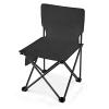 YASAT Outdoor Folding Chair Portable Folding Camping Chair Foldable Chair for Camping, Picnic, Lawn, Beach,Barbeques,Travel,and Fishing,Folding Chair with Side Pocket (Color : Black) view 1