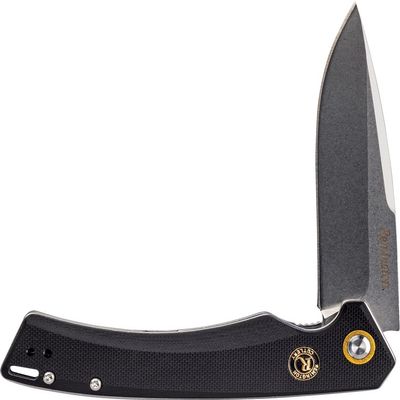 Remington R15734: EDC Drop Point Blade Liner Lock Folder 4.75" Blk G10 Handle