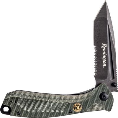Remington R15735: Edc Tanto Style Serrated Blade Linder Lock Folder 5.0"