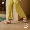 ABEO Riviera Strap Sandals For Women | Arch Support Sandals Women's | Ball of Foot Pain Relief | Built-In Metatarsal Pads Women | Ball Of Foot Cushions for Women Almond 7.5 Medium view 2
