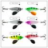 FREEDOM TACKLE Freedom Flash | Premium Zinc Body Flash Jig | High-Vibration & Flashing Bass Lure | Silver Chrome, 5/16 oz view 4