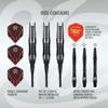 Shot Darts Soft Tip, Tribal Weapon Savage (18g/20g), 90% Tungsten Barrels, Front Weighted with Precision Grips | Professional Soft Tip Darts Set for Electronic Dartboard | Made in New Zealand view 3