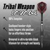 Shot Darts Steel Tip Tribal Weapon Savage (22g/23g/ 24g/25g/26g) 90% Tungsten, Front Weighted with Precision grips Handcrafted Professional Dart Set and Flights Made in New Zealand Metal Tip Bar Darts view 4