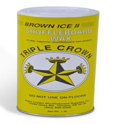 Zieglerworld Triple Crown Brown 3 Fast Speed Table Shuffleboard Powder Wax (12 Pack)