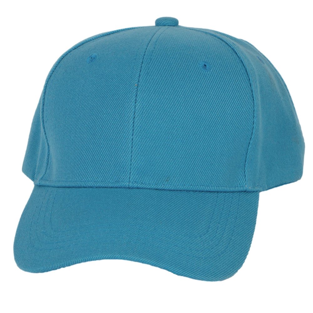 TOP HEADWEAR Men's Plain Baseball Cap - Adjustable Solid Color Ball Hat for Men or Women Turquoise