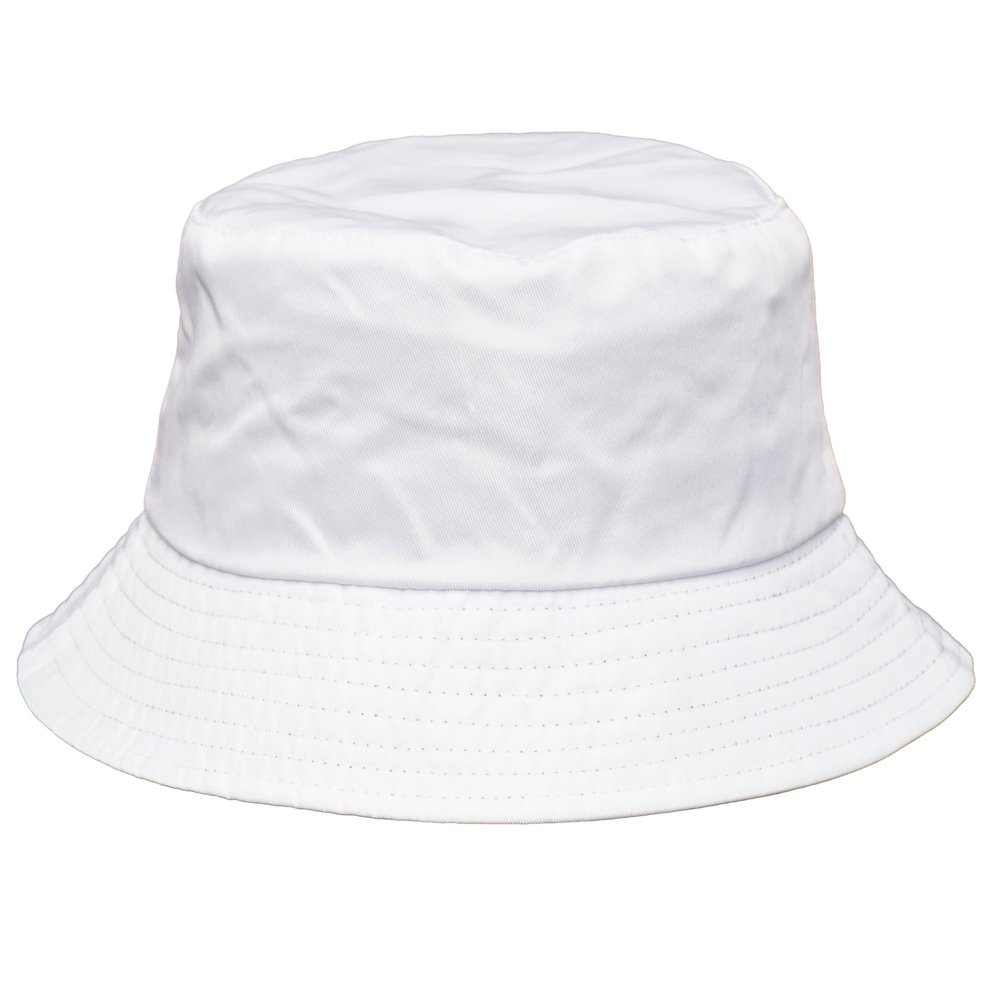 White Bucket Hat for Women & Men - Cute Bucket Hats - Festival Hat - Adjustable, Comfortable and 50+ SPF Protection Rave Accessories for Adults, Teens and Kids