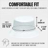 White Bucket Hat for Women & Men - Cute Bucket Hats - Festival Hat - Adjustable, Comfortable and 50+ SPF Protection Rave Accessories for Adults, Teens and Kids view 2