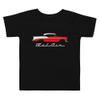 1956 Chevy Bel Air Red Antique Car Collector Cars 56 Belair Toddler Short Sleeve Tee view 1