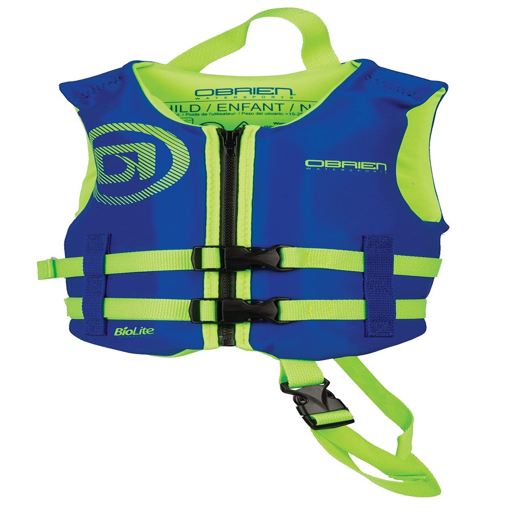 O'Brien Child Traditional CGA Life Jacekt (33-55lbs) Blue/Green