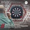 Accudart SDB 4.0 Electronic Soft Tip Smart Dartboard with Online Game Play - Stat Tracker - Custom Profile & Rankings - Regulation Sized 15.5" - Missed Shot Detection  Impact noise reduction system view 2