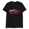 1956 Chevy Bel Air Red Antique Car Collector Cars 56 Belair Short-Sleeve T-Shirt view 1