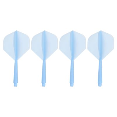 PATIKIL Integrated Dart Shaft & Flights, 4 Pack Lightweight Dart Flight Set, Blue