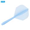 PATIKIL Integrated Dart Shaft & Flights, 4 Pack Lightweight Dart Flight Set, Blue view 3
