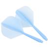 PATIKIL Integrated Dart Shaft & Flights, 4 Pack Lightweight Dart Flight Set, Blue view 4