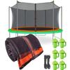 15Ft Trampoline Net Replacement with 6 Caps, Trampoline Net Fit for 15Ft Round-6 Straight Poles(Not Include Poles) view 1