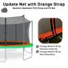 15Ft Trampoline Net Replacement with 6 Caps, Trampoline Net Fit for 15Ft Round-6 Straight Poles(Not Include Poles) view 4