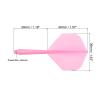 PATIKIL Integrated Dart Shaft & Flights, 12 Pack Lightweight Dart Flight Set, Pink view 1