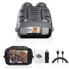 Night Vision Goggles, R18 Digital Night Vision Binoculars for Total Dark, 2.4'' 1080p Photo & Video Infrared Night Vision Scope for Hunting Travel Surveillance view 1