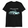 1958 Chevy Apache Fleetside Antique Pickup Truck Custom Short-Sleeve T-Shirt Black view 1
