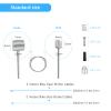 4PCS Bike Brake Cable Gear Shifter Cable Wire Set, Universal Standard Bicycle Brake Cable, Professional Bicycle brake line for Mountain and MTB Bike with Free Cable Cap End Crimps Accessories 2M view 3