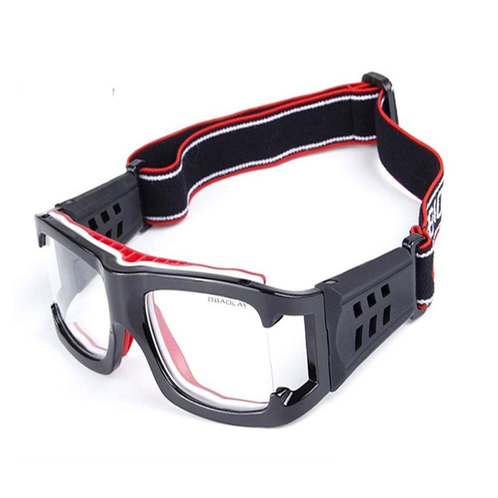 WIRUN Sports Goggles, Anti-fog Basketball Dribble Glasses Protective Eye Gear for Adult Men Youth Safety Eyewear (AntonioBlack)