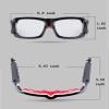 WIRUN Sports Goggles, Anti-fog Basketball Dribble Glasses Protective Eye Gear for Adult Men Youth Safety Eyewear (UtahBlack) view 2
