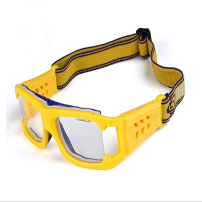 WIRUN Sports Goggles, Anti-fog Basketball Dribble Glasses Protective Eye Gear for Adult Men Youth Safety Eyewear (LosAngelesYellow)