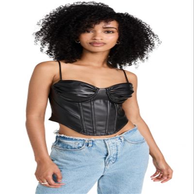 ASTR the label Women's Trishna Top, Black, L