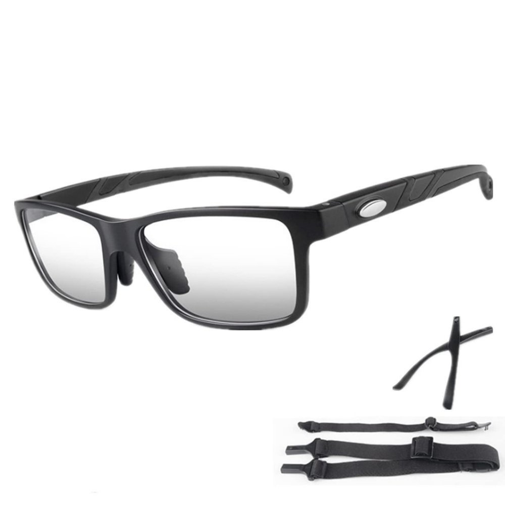 WIRUN Basketball Sports Goggles, Anti-Fog Safety Protective Glasses for Adult Men Youth Dribbling Soccer Hockey Rugby Eyewear (Black)