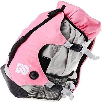 Skates Carry Bag Sports Skates Backpack for Roller Skates Inline Skates Snow Walking Shoes (Pink)