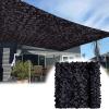 CHEVVY Large Camo Netting Black Camouflage Net 2x3m 2x4m 3x3m 3x4m 3x6m 4x5m 4x6m 5x6m 5x8m 0x10m Blinds for Hunting, Sunshade, Decoration, Fence, Party (Size : 4x8m/13x26.2ft) view 1