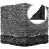 YFZNWHX DIY Black Camouflage Net Outdoor Privacy Screen Military Durable Camo Netting Sunshade Hunting Shooting Night Hidden Net 3X4m 3X5m 4X5m 5X8m 5X10m Privacy Net (Size : 3x5m/9.8x16.4ft) view 1