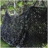 YFZNWHX DIY Black Camouflage Net Outdoor Privacy Screen Military Durable Camo Netting Sunshade Hunting Shooting Night Hidden Net 3X4m 3X5m 4X5m 5X8m 5X10m Privacy Net (Size : 3x5m/9.8x16.4ft) view 4