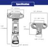 ODYSUNRAL Marine Grade Boat Door Hatch Anti-Rattle Latches, Hold Down Clamp Latches, Solid Construction, Lockable, 316 Stainless Steel with Screws(2 PCS) view 2