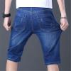 Alloaone Men Shorts Cotton Business Casual Jeans Fashion Men Short view 2