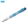 PATIKIL 45mm Dart Shafts, Medium 2BA Thread Aluminum Dart Stems Dart Accessories for Steel Tip - 3 Pack (Blue) view 3