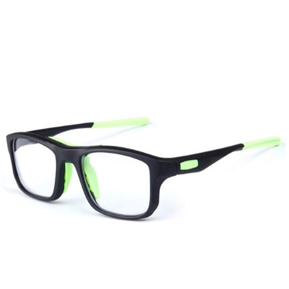 WIRUN Sports Glasses, Basketball Football Soccer Racketball Goggles for Men Women Youth, Anti-Fog Safety Protective Eyewear (BlackGreen)