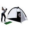 Golf Training Cages Golf Training Net Golf Training Aid with Free 3060cm Golf Chipping Driving Practice Mat view 1