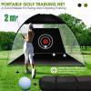 Golf Training Cages Golf Training Net Golf Training Aid with Free 3060cm Golf Chipping Driving Practice Mat view 2